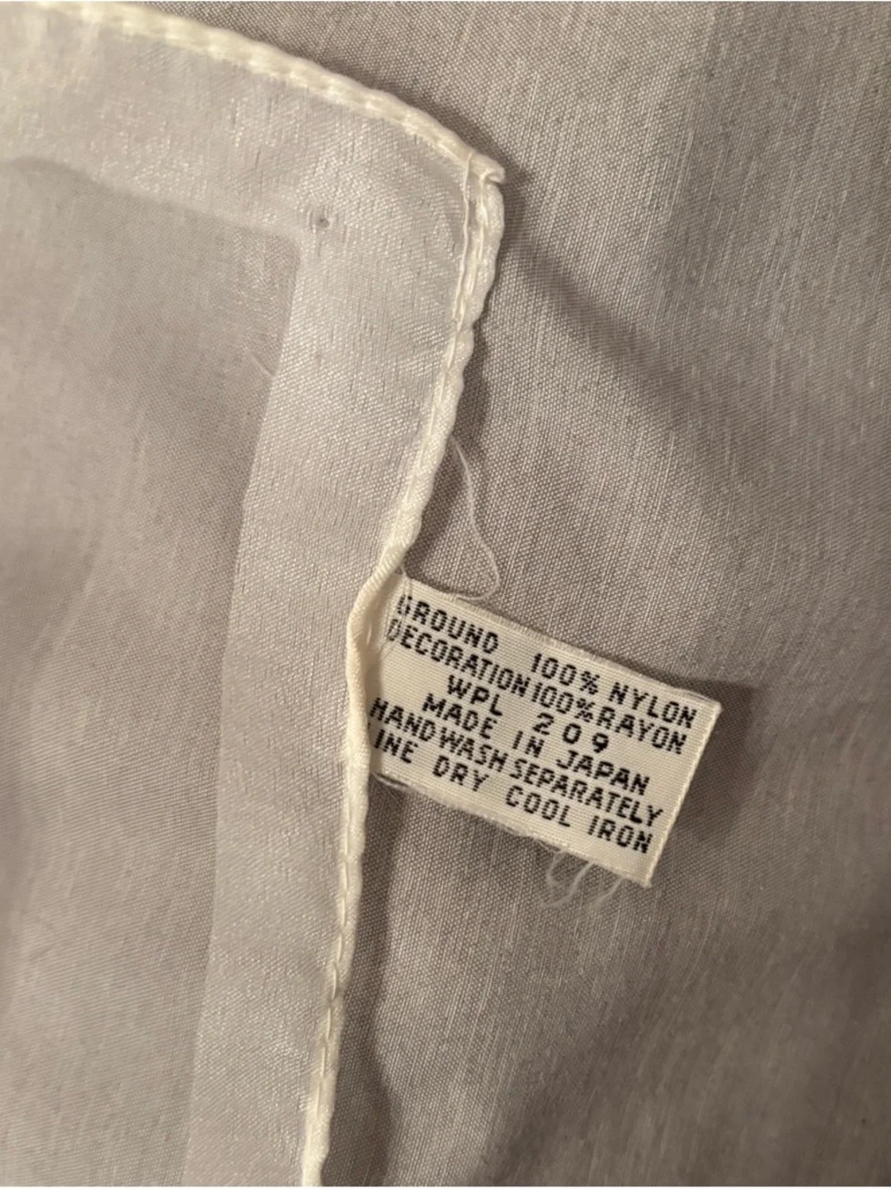 2 vintage 1950’s Nylon handkerchiefs/ scarfs